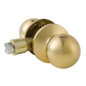 RONA Bolae Passage Door Knob and Rosette without Lock - Polished Brass