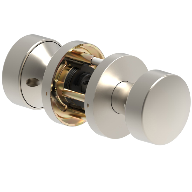 RONA Gemma Passage Door Knob for Hall and Closet Doors - Stainless Steel