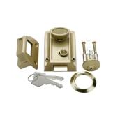 First Watch Security Securekey Key Control Deadbolt (Polished Brass)