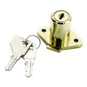 First Watch Security 1-Pack Polished Brass Drawer Lock