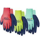 MidWest Quality Gloves, Inc. Women's Medium Multi/Grey Polyester Garden Gloves