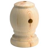 Support rond en pin pour main courante, pin