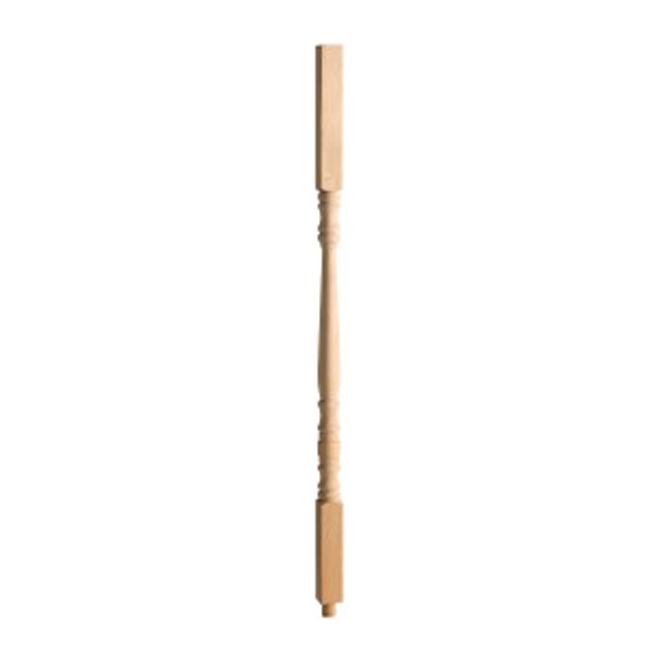 Colonial Elegance Stair Baluster - Hemlock - Square Turned - 36-in L x 1 1/4-in W x 1/14-in T