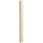 Colonial Elegance Half Newel Post - Maple - Natural Finish - 40 1/2-in L x 2 3/4-in W x 1 7/16-in D