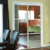 Colonial Elegance Trio Series Sliding Closet Door - Elegant Style - 60-in W x 80 1/2-in H