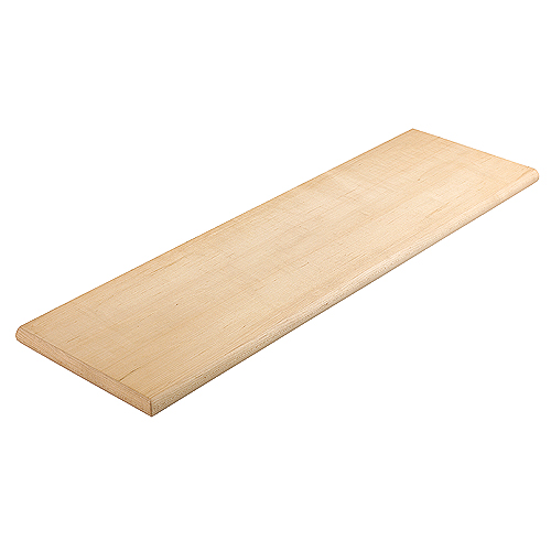 Colonial Elegance Reversible Stair Tread - Maple Veneer - Natural Finish - 42-in L