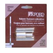 Colonial Elegance Baluster Fasteners with Driver - Steel - 4 Per Pack - 4-in L
