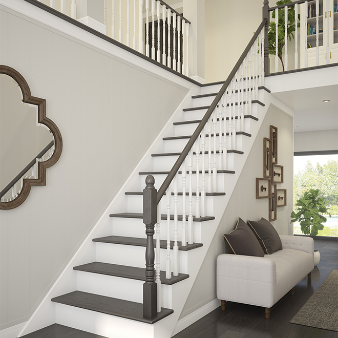 Colonial Elegance Victorian Handrail with Fillet - Hemlock - Natural Finish - 10-ft L