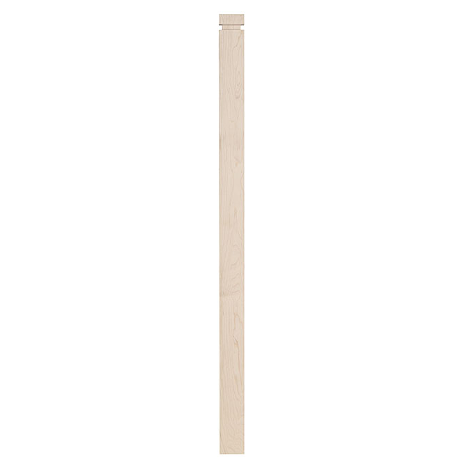 Colonial Elegance Zen Half Newel Post - Maple - Natural Finish - 44-in L x 1 1/4-in W x 2 1/2-in D