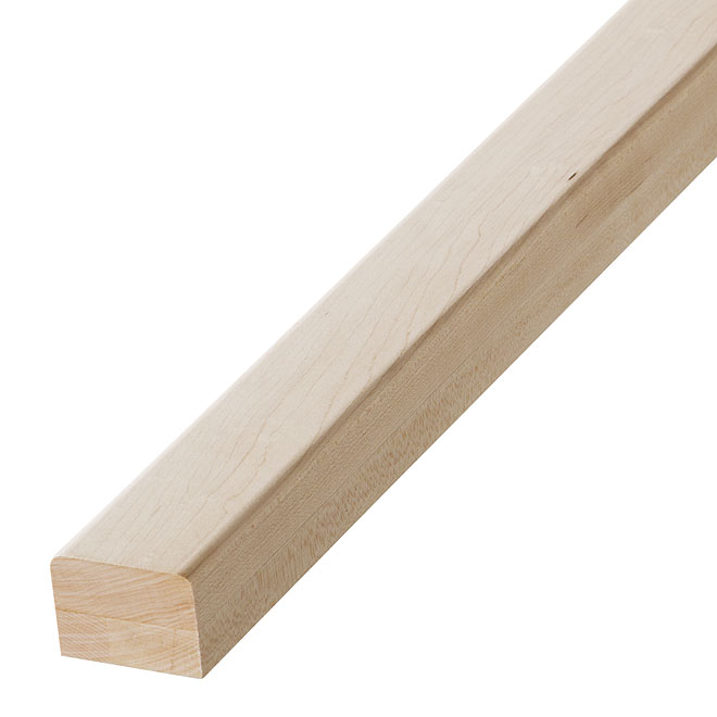 Colonial Elegance Contemporary 10-ft x 2 1/4-in x 1 3/4-in Natural Maple Handrail