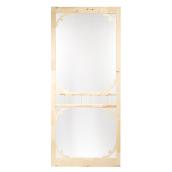 Colonial Elegance Screen Door - Ashgrove Rustic Pine - Fibreglass Screen - 36-in W x 82-in H