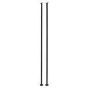 Colonial Elegance 1/2-in x 38-in Matte Black Wrought Iron Stair Balusters - 2/pack