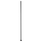 Colonial Elegance Round Baluster - Wrought Iron - Black Finish - 40 1/2-in L x 5/8-in W