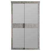 Porte coulissante de placard par Colonial Elegance, verre givré opaque, 60 po l. x 80 1/2 po h.