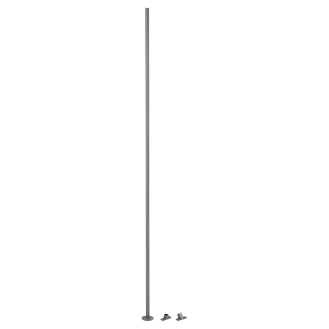 Colonial Elegance Square Baluster - Wrought Iron - Silver Finish - 41 1/2-in L x 3/8-in W