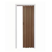 Spectrum 24-in to 36-in x 80-in Nutmeg Vinyl Folding Closet Door