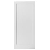 Colonial Elegance Sliding Track Door - 1-Panel - Pine - Solid Core - Primed White - 37-in W x 84-in H