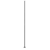 Colonial Elegance Square Stair Baluster - Stainless Steel - Matte Black Finish - 41-in L x 1/2-in T