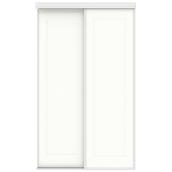Colonial Elegance Times Square Closet Doors with Metal Frame - 60 x 80-in - White