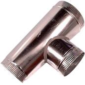 Galvanized T Pipe for Ventilation Connections 6