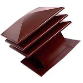 Évent de toit pour toit incliné 18 po x 20 po, marron