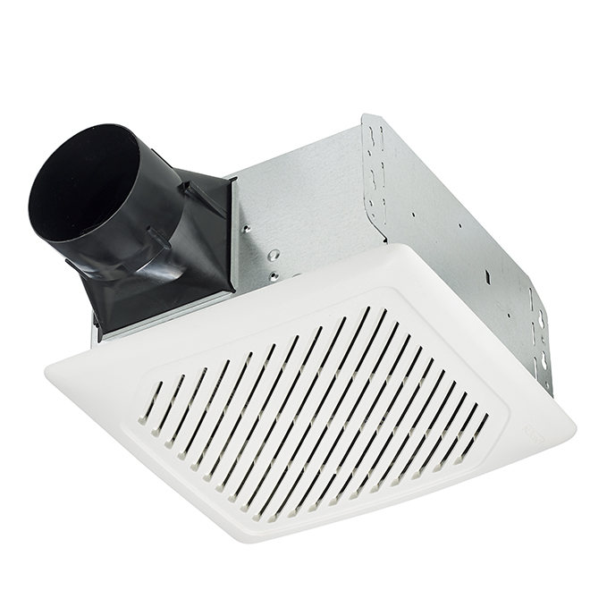 NUTONE Ventilateur de salle de bain, 110 pi²/min, 0,8 sones (HVI), blanc AERN110S RONA