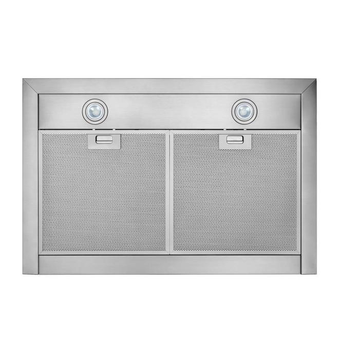 Broan 30-in 450 Max CFM Stainless Steel Convertible Wall-Mount Pyramidal Chimney Range Hood