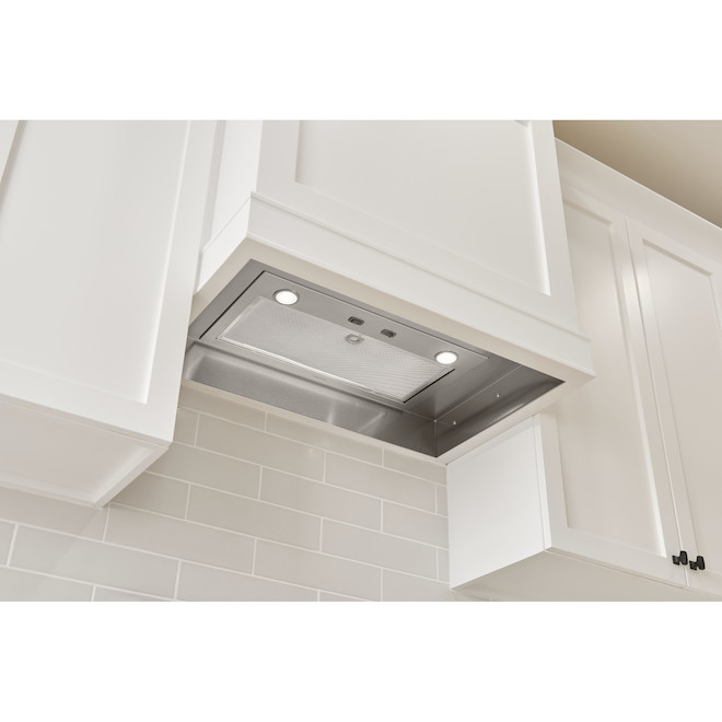 Broan Stainless Steel Range Hood - Ducted Vent - 21.375-in Actual Width - 3 Sones