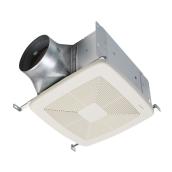 Broan QTDC Bathroom Exhaust Fan - Selectable Airflow 110 to 150 CFM - White