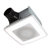 Broan NuTone 110 CFM 1.5 Sone Chroma Comfort  with Bluetooth Speaker Bathroom Fan - White