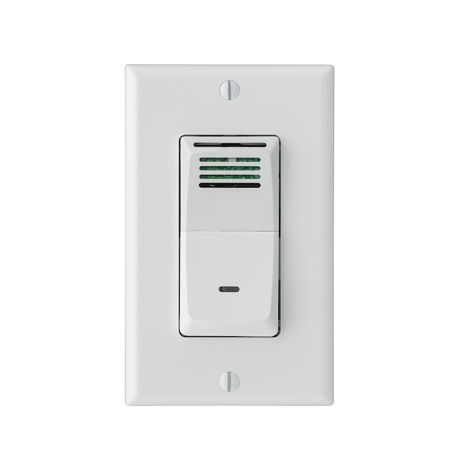 Broan White Wall Switch Humidity Control System