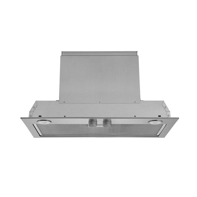 Broan BBN3 30-In 650 PCM 0.5 Sone Stainless Steel Recessed Range Hood Convertible with Aluminum Filter