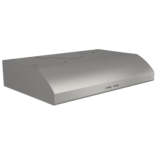NuTone 30-in 300 CFM Convertible Stainless Steel Undercabinet Range Hood Ducted/Ductless Mount with Micromesh Filter