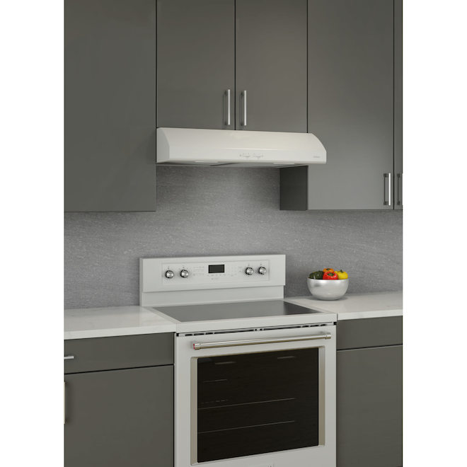 NuTone 30in 300 CFM Convertible White Range Hood Ducted