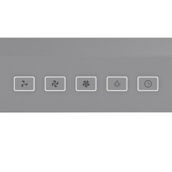 Broan-Nutone Undercabinet Range Hood 30-in with 3 Speeds 350 CFM and LED Lighting - Stainless Steel