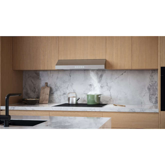 Broan-Nutone Undercabinet Range Hood 30-in with 3 Speeds 350 CFM