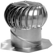 Rotary Turbine with Internal Bracing - Aluminum - 12'' Hole