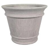 Grosfillex Planter - Indoor/Outdoor Resin - 20.35-in Grey
