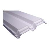 Polyvent Legervent Roof Panel - Polystyrene - White - 22-in W x 48-in L