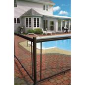 Kool-Ray Legacy Railing Insert Panel - Clear - Tempered Glass - 36-in x 42-in