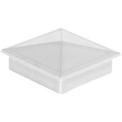 Kool-Ray Post Cap - 3/4-in x 4-in x 4-in - White