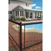 Kool-Ray Legacy Railing Insert Panel - Clear - Tempered Glass - 36-in x 54-in