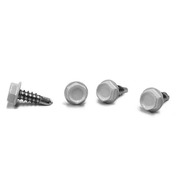 Imperial Kool Ray Deck Screws - Hex Drive - Zinc - White - 1/2-in - 50/Pack