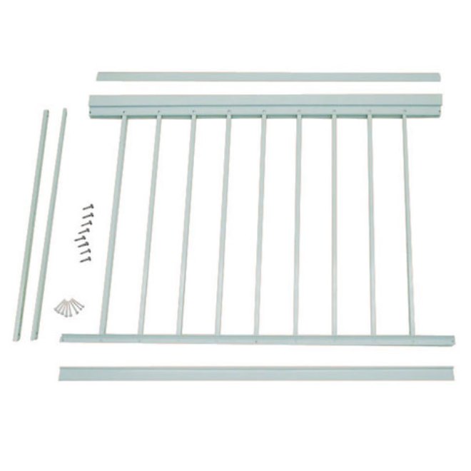 Kool-Ray 2000 Series Railing - White - Aluminum - 42-in x 45 1/2-in