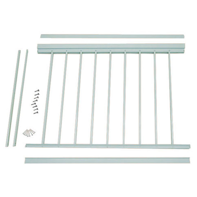 Kool-Ray 2000 Series Railing - White - Aluminum - 36-in x 45 1/2-in