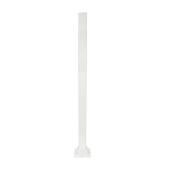 Kool-Ray Classica Mounting Post - Aluminum - White - 43 1/2-in x 2-in x 2-in