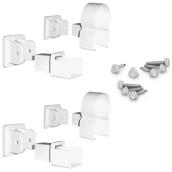 Kool-Ray Classica Angular Bracket Set - 12 Pieces - White - Screws Included - 2-Count