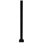 Kool-Ray Classica Mounting Post - Aluminum - Black - 37 1/2-in x 2-in x 2-in