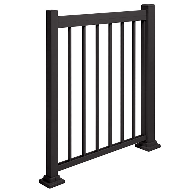 Rampe série 2000 de Kool-Ray aluminium noir 36 x 72 po