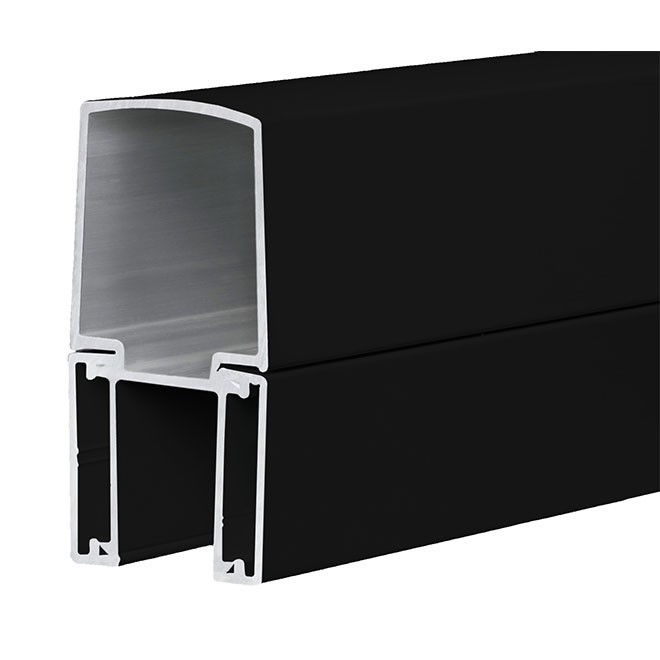 Kool-Ray Classica Mounting Post - Aluminum - Black - 37 1/2-in x 3-in x 3-in
